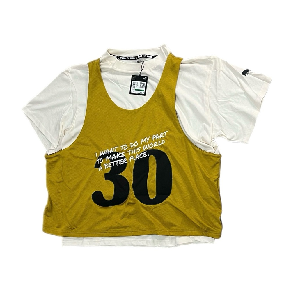 Puma X Stewie Breanna Stewart 2-in-1 Shirt Jersey Size Large